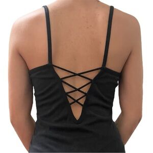 Criss-Cross Back Strap Dress